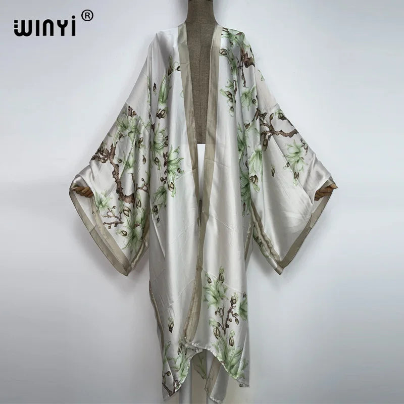 Europe WINYI new tunic bikini sweet lady pink boho Cardigan stitch Cocktail sexcy Boho Maxi Holiday Batwing Sleeve KIMONO mujer - Matrix Studios