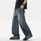 Men's Jeans American Loose Wide-leg Loose Straight Casual Trousers Street Hip-hop Baggy Jeans Black Grey  Blue Streetwear Men - Matrix Studios