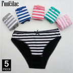 Women's cotton panties Girl Briefs Ms. cotton underwear bikini underwear sexy Ladies Briefs Free shipping 5 Pcs/set - Matrix Studios