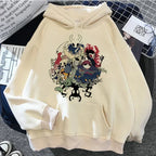 Hollow Knight Hoodies Men Korea Ulzzang Grunge Y2k Aesthetic Fmale Autumn and Winter Pullover Hoddies Graphic Streetwear - Matrix Studios