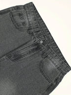 Men's Anime Spring Casual Solid Color Jeans with Star Patches And Pockets for School - Matrix Studios
