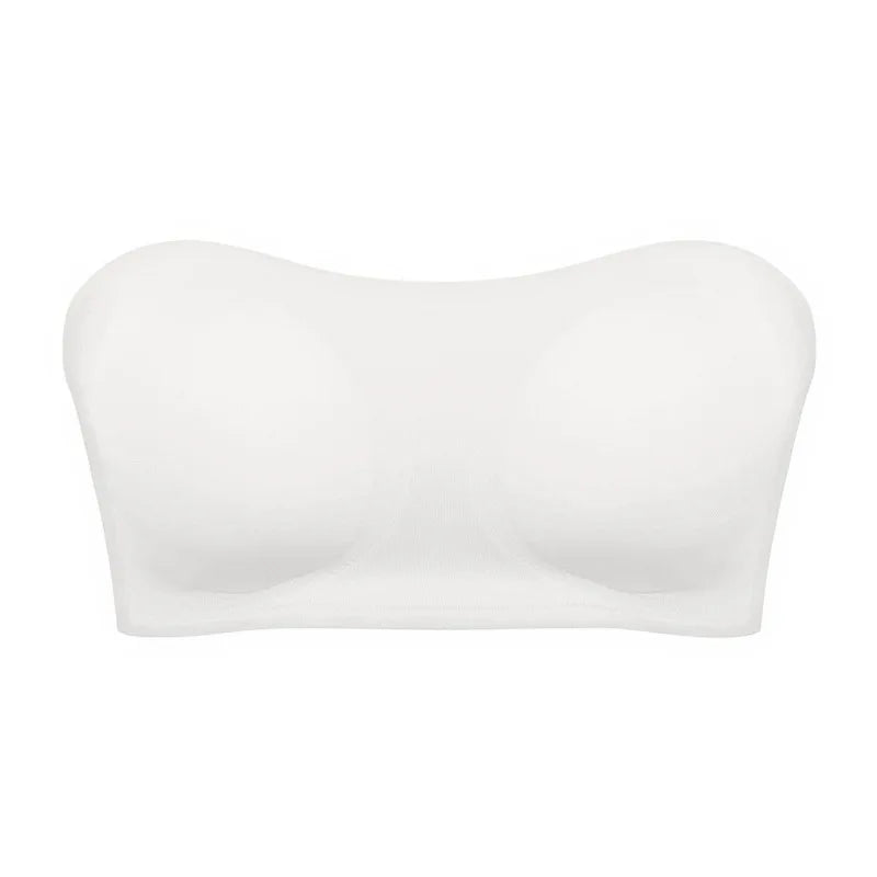 Women's Strapless Bra Sexy Hollow Backless Magic Bandage Seamless One-piece Underwear Wedding Invisible Slip-proof Brassiere - Matrix Studios
