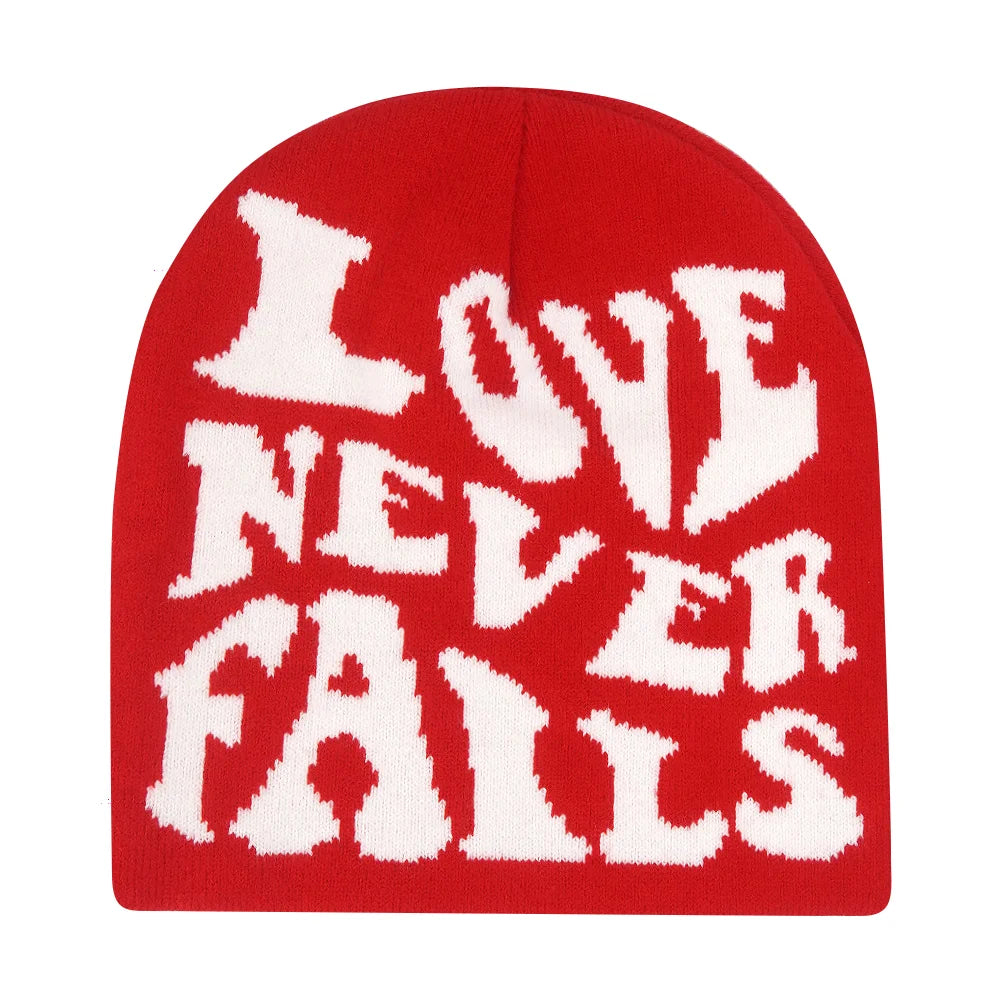 New Autumu Winter Keep Warm Knit Hat Women Men Skiing Beanies Outdoor Cold Hat Cycling Skullcap Fashion Letter Y2K Hiphop Beanie