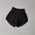 Women's Summer Running Sports Shorts Fitness Yoga Shorts Quick Drying Outdoor 2 in 1 Tennis Casual Training Shorts - Matrix Studios