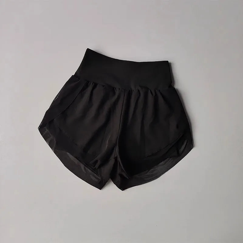 Women's Summer Running Sports Shorts Fitness Yoga Shorts Quick Drying Outdoor 2 in 1 Tennis Casual Training Shorts - Matrix Studios