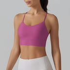 Women Sport Bra Fitness Top Yoga Bra Underwear Sexy Y-back Running Yoga Gym Crop Top Women Push Up Sports Bra - Matrix Studios