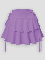 New Solid Color Skirt Women Summer Fashion Outdoor Versatile High Waist Slim Fit Elastic Waist Short Skirt Goods In Stock - Matrix-studios.com