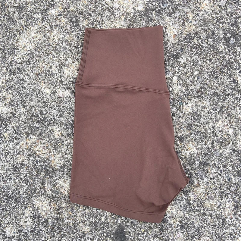 Sexy Solid Color Women Fitness Sport Short High Waist Athletic Yoga Short Leg Cycling Comprehensive Training Jogging Squat Proof - Matrix Studios