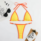 Sexy String Micro Mini Bikinis Set High Waist Swimsuit Thong Swimsuit Swimwear Biquini Conjunto De Bikini Tankini Beachwear - Matrix-studios.com