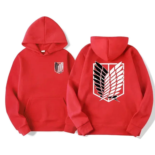 Japan Anime Attack on Titan Men Hoodies Spring Autumn Hip Hop Casual Pullover Top Hoodie Fashion Sweatshirts Jogging Sportswear - Matrix Studios