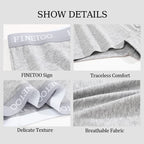 3Pcs Women's Panties Cotton Seamless Sports Boxers Underwear Female Solid Color Briefs Lingerie Intimate Underpant Finetoo S-XXL - Matrix Studios
