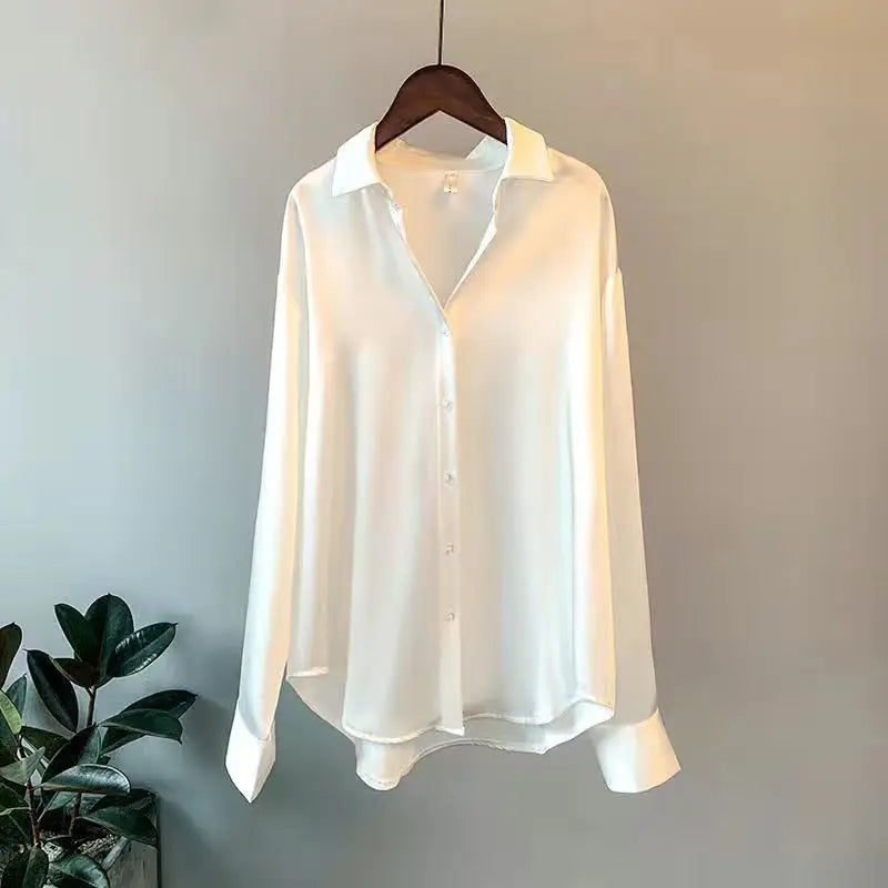 2025Spring Shirt And Blouses New Sweater Cardigans Woman Top Knitted Korean Long Sleeve Lapel Button Elegance Sweet Casual Coats - Matrix-studios.com