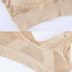 Seamless Mesh Women Sports Bras Fitness Gym Running Underwear Shockproof Bra Wireless 6XL Plus Size Crop Top Breathable Yoga Bra - Matrix Studios