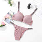 Victoria's Secret Women's Fashion Lingerie Set Sexy Breathable Soft Versatile Shapewear Sexy Lingerie Bra and Panty Set Push Up - Matrix-studios.com