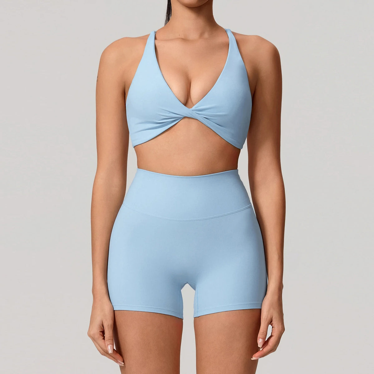 Summer 2PCS Yoga Suit Sports Set Women Quick-Dry Gym Set Women Tracksuit Running Workout Long Sleeve Sports Shirt Yoga Clothing - Matrix-studios.com