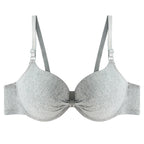 Women's Sexy Cotton Gathered Bra Deep V Underwire Ladied  Brassiere Push Up Lingerie Solid Bras Backless Intimate Underwear - Matrix Studios