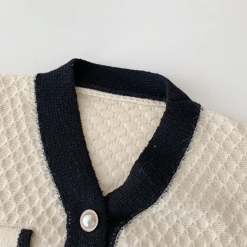 Women's Korean Fashion New Korean Loose Long-sleeved Knit Sweater Cardigans Outwear Coat - Matrix Studios