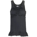 Women Tummy Control Shapewear Classic 2-IN-1 with Padded Bra High Elastic Vest Body Shaper Slim Up Lift Corset Cami Tank Tops - Matrix-studios.com