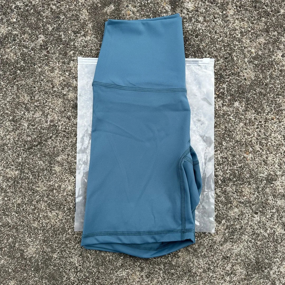 Solid Color Women Fitness Sports Short High Waist Yoga Short Leg Cycling Comprehensive Training Jog Squat Proof Internal Pocket - Matrix Studios