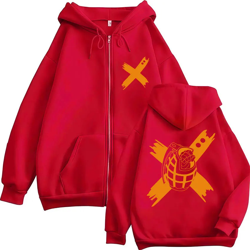 Japan Anime My Hero Academia Zip Up Hoodies Harajuku Fashion Manga Vintage Sweatshirt Men Women Fleece Oversized Tracksuit Coats - Matrix Studios