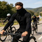Summer Men's Hooded Sweatwear Casual Long  Sleeve Loose T-shirt Solid Color Lightweight Hoodie Fitness Breathable Tops - Matrix Studios
