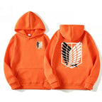 Japan Anime Attack on Titan Men Hoodies Spring Autumn Hip Hop Casual Pullover Top Hoodie Fashion Sweatshirts Jogging Sportswear - Matrix Studios