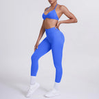 Women 2pcs Patchwork Sport Yoga Suit Training Sleeveless Sport Gym Tops Tummy Control Slimming Booty Leggings Yoga Suit Sports - Matrix-studios.com