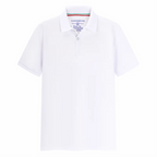 Summer Solid Color Outdoor Casual Lapel Short-sleeve Daily Business Short-sleeve Tops 2024 New Unisex Polo Shirts - Matrix-studios.com