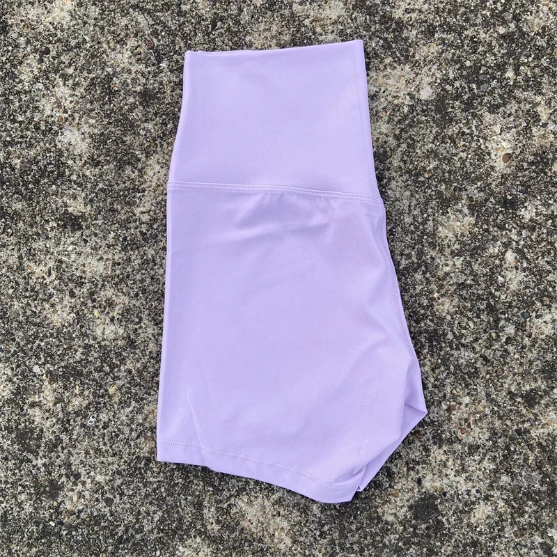 Sexy Solid Color Women Fitness Sport Short High Waist Athletic Yoga Short Leg Cycling Comprehensive Training Jogging Squat Proof - Matrix Studios