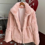 Fancy Rani Real Fur Coat Women Natural Rabbit Winter Jacket Leather And Fur Women's Long Clothing Female Outerwears With 2025 - Matrix Studios