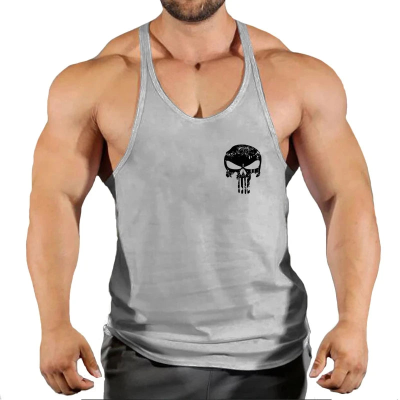 Top Gyms Men's Clothes Tank Vest Gym Shirt Undershirt Man Sportswear Bodybuilding Workout Vests Muscle Clothing Brand Fitness - Matrix Studios