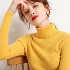 Heliar Women Fall Turtleneck Sweater Knitted Soft Pullovers Cashmere Jumpers Basic Soft Sweaters For Women 2026 Autumn Winter - Matrix-studios.com