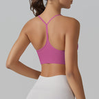 Women Sport Bra Fitness Top Yoga Bra Underwear Sexy Y-back Running Yoga Gym Crop Top Women Push Up Sports Bra - Matrix Studios
