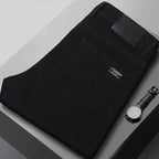 Men's New Stretch Straight Jeans Business Versatile Trendy Youth Casual Regular Long Pants for Spring Autumn Male Denim Trousers - Matrix Studios