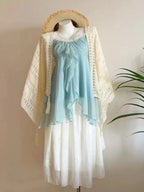 Casual Beach Style 2 Piece Skirt Sets Women Y2k Crop Top Vest + Mini Skirts Sweet Elegant Kawaii Vintage Suits Korean Fashion - Matrix-studios.com