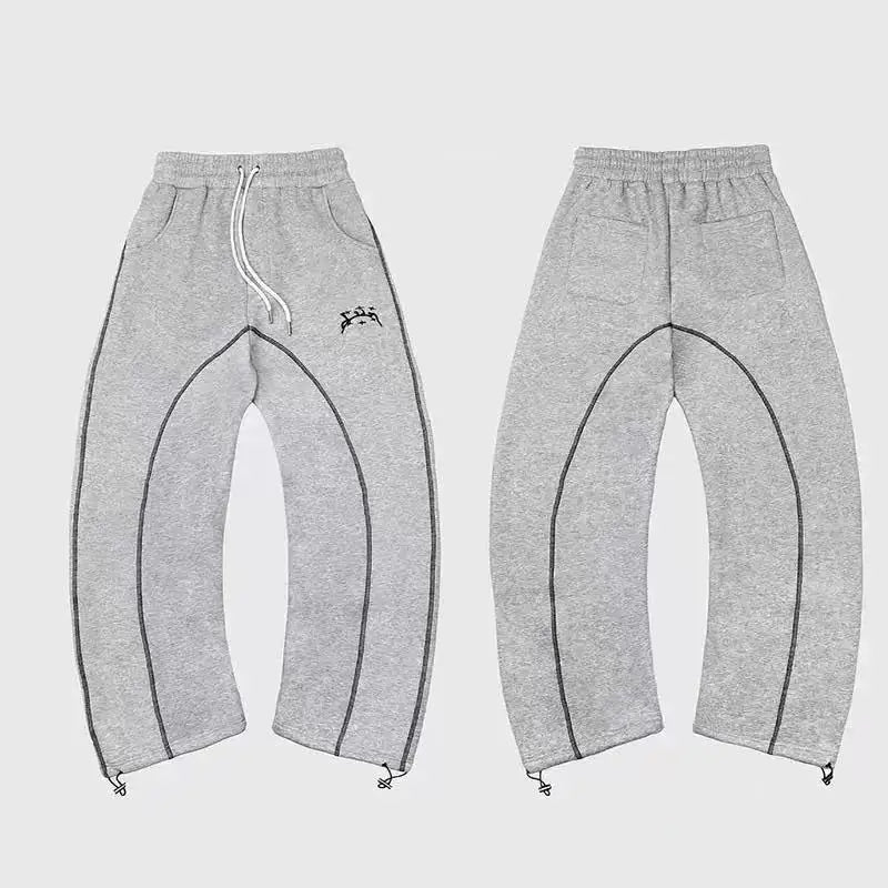 Street Retro Men's Casual Sportswear with Trendy Silhouettes Unique Hip-Hop Style Patterned Oversized Sweatshirts Casual Hoodies