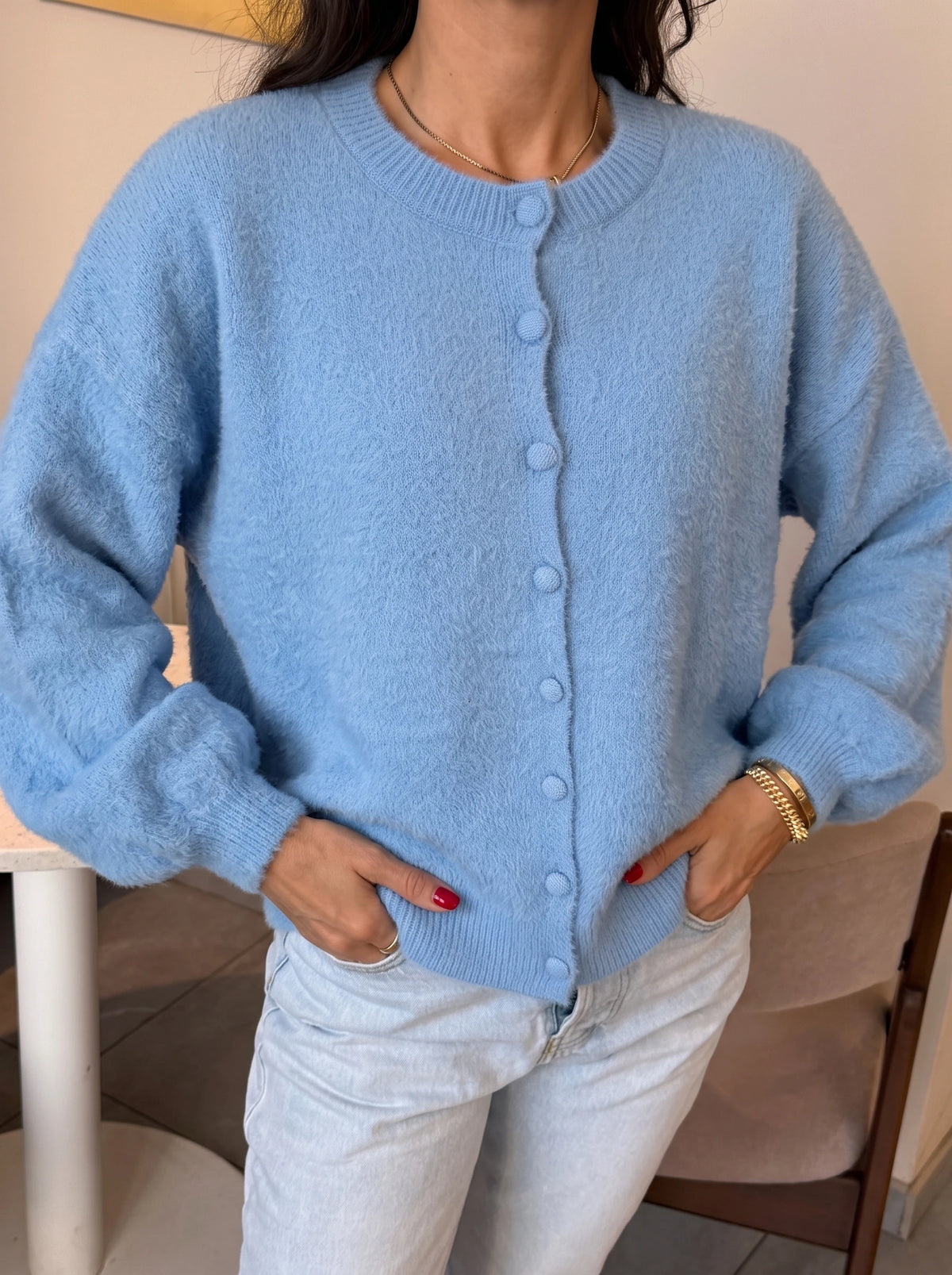 Hirsionsan Elegant Chic Soft Sweater Women 2026 New Single-Breasted Female Cardigan Ins Flexible Knitted Outwear Candy Color - Matrix Studios