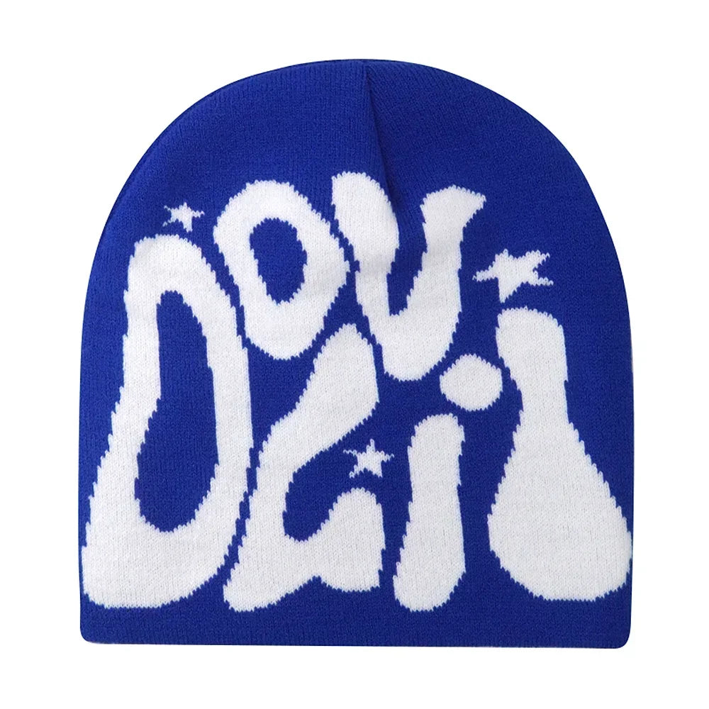 Y2K Letter Knitted Winter Autumn Beanie Cap Men Women Kanye Beanies Gorras Hombre Top Warm Skiing Hat Ear Hats Hip Hop Skullcap - Matrix-studios.com