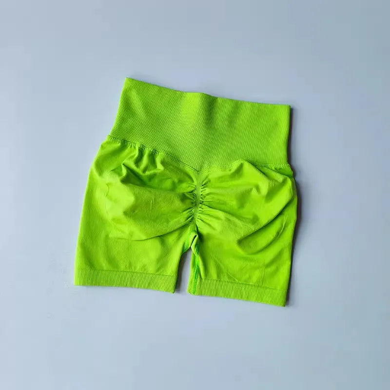 Summer High-Waist Women's Yoga Shorts Breathable Fitness Butt Lift Sports Running Shorts Cycling Push-Up Workout Gym Shorts - Matrix Studios