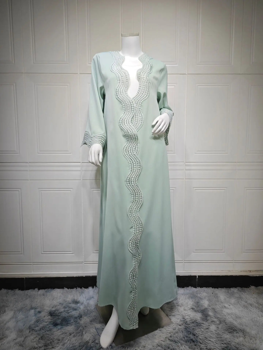 Muslim Women Maxi Dress Dubai Open Abaya Turkey Kaftan Eid Kimono Cardigan Islam Jalabiya Kebaya Caftan Marocain Femme Robe Gown - Matrix-studios.com
