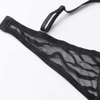 U-shaped push-up bra Women's adjustable soft underwire thin cup plus size bra big breasts small - Matrix Studios