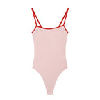 Women's Bodysuit 2026 New Fashion Spring Summer Color-block Trim Jumpsuit for Women Chic Personality Spaghetti Strap Bodysuit - Matrix Studios