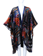 MJSERECA New Bohemian Burnt Plush Kimono for Woman Long Cardigan With tassel Beach Cover-up Casual Cardigan Shawl Chiffon Shirt - Matrix Studios