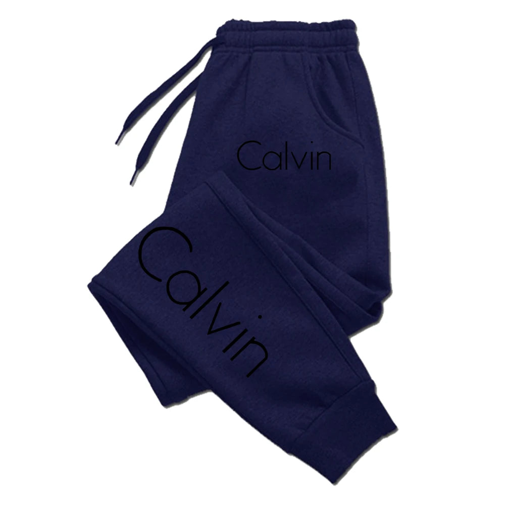 Casual Printed Sports Running Trousers Men Women Autumn Drawstring Long Pants Fitness Solid Sweatpants Unisex Gym Wear - Matrix-studios.com