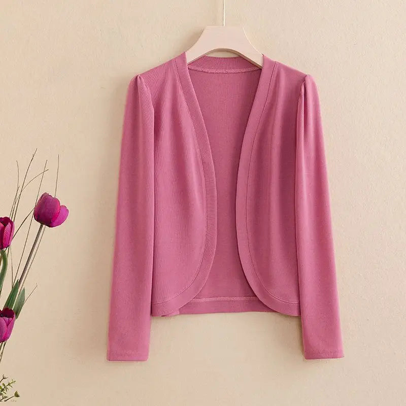 Spring Summer Knit Cardigan Jackets Women Shawl Outerwear Fashion Female Cardigans Women Long Sleeve Sunscreen Coat Ladies Tops - Matrix Studios