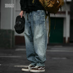 American Vintage High Quality Denim Cargo Pants Men Clothing Streetwear Loose Skate Jeans Harajuku Casual Harem Trousers Male - Matrix Studios