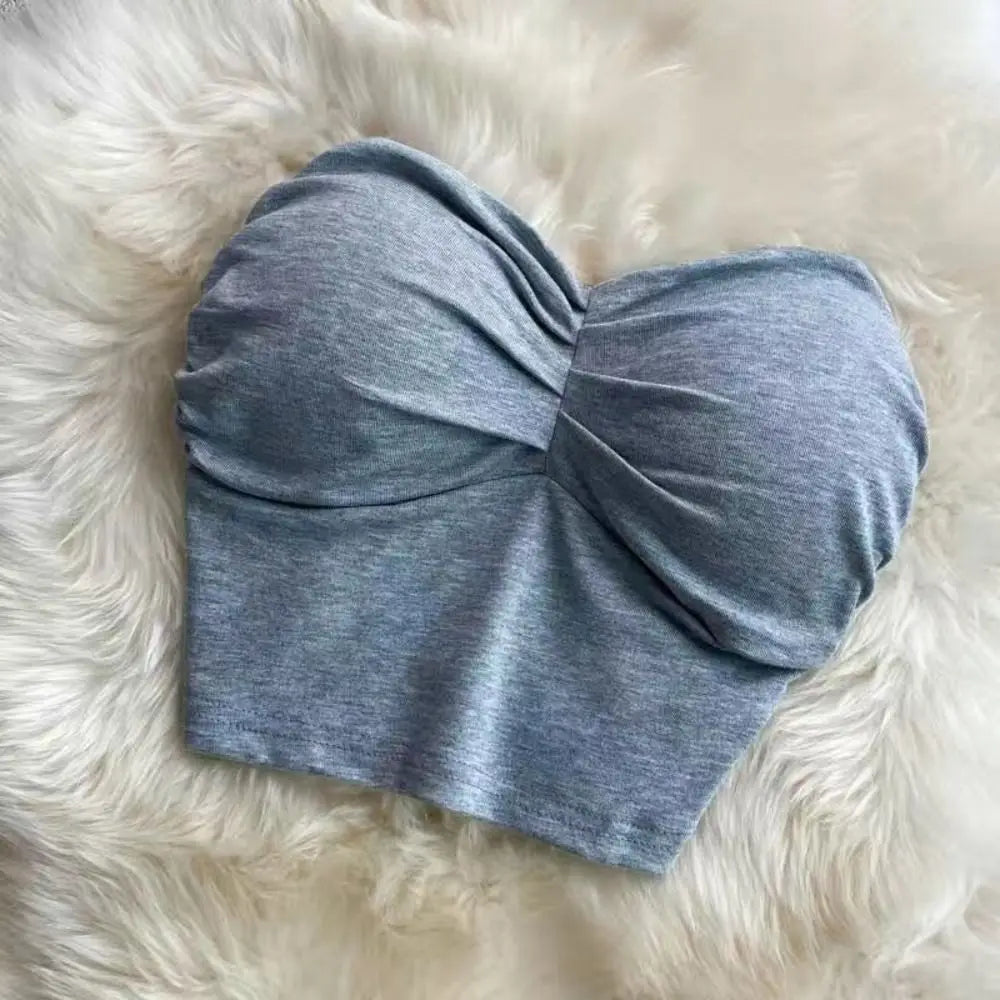 Women's New Summer Fashion Summer Slim Beautiful Back High Quality Soft Sexy Elastic Tank Top Solid Color Tank Top - Matrix-studios.com