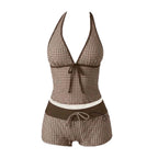 Women'S Swimsuit 2 Piece Polka Dot Tankini Swimsuit For Women Cute Bikini Top With Boyshorts Triangle Bathing Suit For Women - Matrix-studios.com