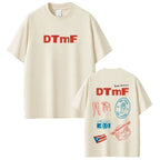 Rapper Bad Bunny T-shirt Debi Tirar Mas Fotos DTMF World Tour T Shirts Men's Women Fashion Vintage Hip Hop T-shirts Streetwear - Matrix Studios