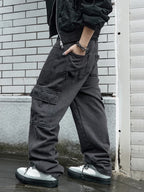 Y2k New Baggy Jeans Male Hip Hop Harajuku Trousers Wide Leg Denim Pants Men's Jeans Streetwear Korean Oversize Cargo Pants - Matrix Studios